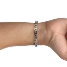 Cargar imagen en el visor de la galería, Pulsera de Cadena Eslabón Acero Inoxidable Caballero