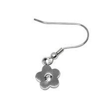 Cargar imagen en el visor de la galería, Aretes De Flor con Incrustación Acero Inoxidable Mujer