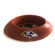 Cargar imagen en el visor de la galería, Plato para Mascota NFL Colección Baltimore Ravens Cuervos