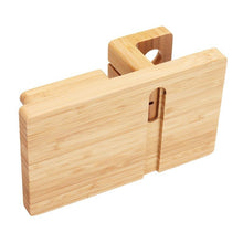 Cargar imagen en el visor de la galería, Soporte Estación de bambú 4 puertos USB/ Tablet / iPhone / iPad / Apple Watch