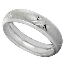 Cargar imagen en el visor de la galería, Anillo Argolla de Matrimonio Satinada Diamantada Cruzado 10K