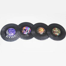 Cargar imagen en el visor de la galería, Porta tazas Discos Retro 4 piezas
