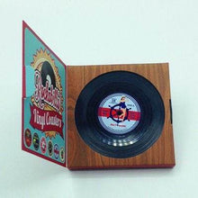 Cargar imagen en el visor de la galería, Porta tazas Discos Retro 4 piezas