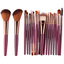 Cargar imagen en el visor de la galería, Conjunto de Brochas de maquillaje 18 piezas