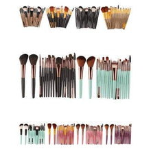 Cargar imagen en el visor de la galería, Conjunto de Brochas de maquillaje 18 piezas