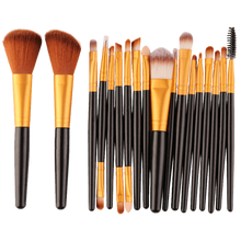 Cargar imagen en el visor de la galería, Conjunto de Brochas de maquillaje 18 piezas