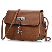 Cargar imagen en el visor de la galería, Bolso Bandolera con Solapa Ciervo Dama Bolsa Cartera