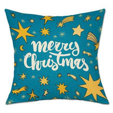Cargar imagen en el visor de la galería, Funda de Almohada Cojín Merry Christmas Lino