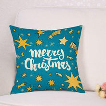 Cargar imagen en el visor de la galería, Funda de Almohada Cojín Merry Christmas Lino