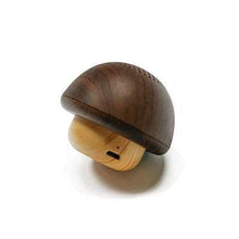 Cargar imagen en el visor de la galería, Bocina Altavoz Mini Hongo Portátil Textura de Madera