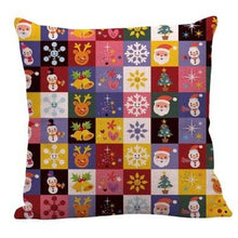 Cargar imagen en el visor de la galería, Funda de Almohada Cojín Cuadros Navideños