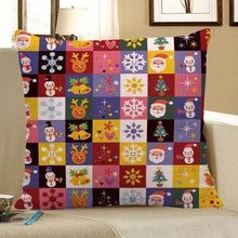 Cargar imagen en el visor de la galería, Funda de Almohada Cojín Cuadros Navideños