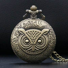 Cargar imagen en el visor de la galería, Reloj de Bolsillo Colgante Collar Búho