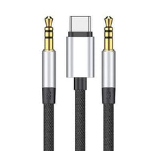 Cargar imagen en el visor de la galería, Cable de Audio Baseus L38 Type-C y Plug 3.5mm a Plug 3.5mm 1.2 metros