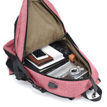 Cargar imagen en el visor de la galería, Mochila de viaje puerto de carga USB