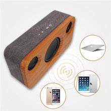 Cargar imagen en el visor de la galería, Bocina Bluetooth Inalámbrica Altavoz de Bambú Portátil