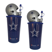 Cargar imagen en el visor de la galería, 2 Vasos Casco Colección NFL Dallas Cowboys Vaqueros de Dallas