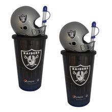 Cargar imagen en el visor de la galería, 2 Vasos Casco Colección NFL Oakland Raiders