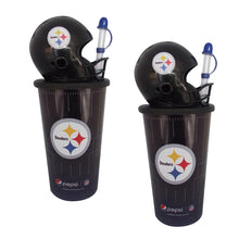 Cargar imagen en el visor de la galería, 2 Vasos Casco Colección NFL Pittsburgh Steelers