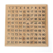 Cargar imagen en el visor de la galería, Tablero Matemáticas Montessori Madera 1 al 100