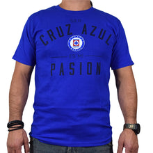 Cargar imagen en el visor de la galería, Playera Azul Del Equipo De Fútbol Cruz Azul Hombre