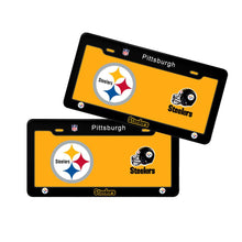 Cargar imagen en el visor de la galería, Porta Placa NFL Colección Pittsburgh Steelers Acereros