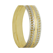 Cargar imagen en el visor de la galería, Anillo Argolla Matrimonio Orilla Satinada Oro 14k
