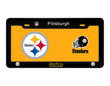Cargar imagen en el visor de la galería, Porta Placa NFL Colección Pittsburgh Steelers Acereros