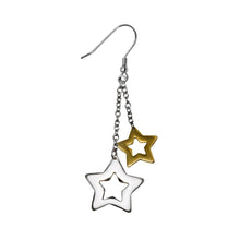 Cargar imagen en el visor de la galería, Juego Collar Pulsera y Aretes De Estrella Acero Inoxidable