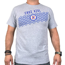 Cargar imagen en el visor de la galería, Playera Gris De Fútbol Del Equipo Cruz Azul Algodón Hombre