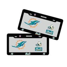 Cargar imagen en el visor de la galería, Porta Placa NFL Colección Miami Dolphins Delfines