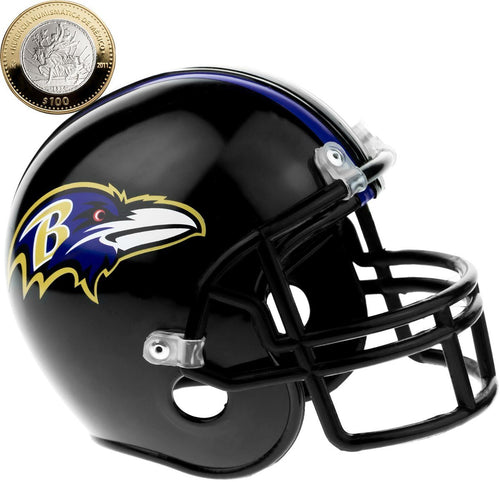 Alcancía NFL Colección Baltimore Ravens Cuervos