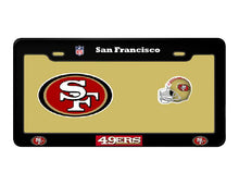 Cargar imagen en el visor de la galería, Porta Placa NFL Colección San Francisco 49ers