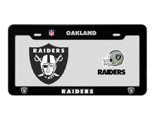 Cargar imagen en el visor de la galería, Porta Placa NFL Colección Oakland Raiders