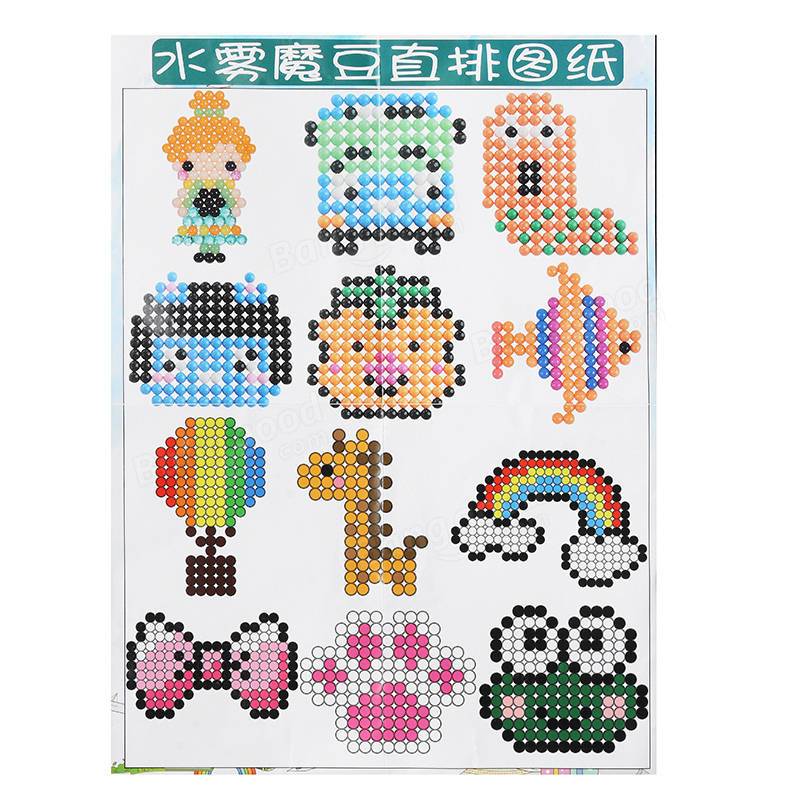 YESLUSY Set De Recarga De Cuentas Mágicas De Agua – 4800 Piezas En 24 Colores, Kit De Manualidades Sin Pegamento Con Accesorios Para Niños Y Principiantes, Regalo Creativo DIY