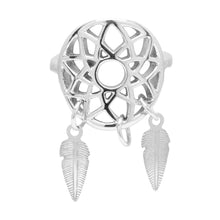 Cargar imagen en el visor de la galería, Anillo Atrapa Sueños Acero Inoxidable