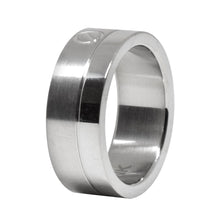 Cargar imagen en el visor de la galería, Anillo Cromado y Niquelado Grabado Tornillo Acero Inoxidable