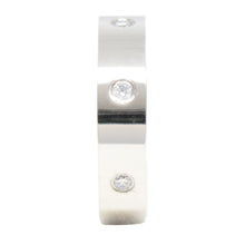 Cargar imagen en el visor de la galería, Anillo Liso Incrustaciones Acero Inoxidable