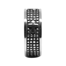 Cargar imagen en el visor de la galería, Anillo Puntos y Cruces  Acero Inoxidable