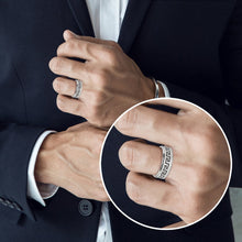 Cargar imagen en el visor de la galería, Anillo de Grecas  Acero Inoxidable