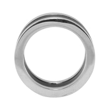 Cargar imagen en el visor de la galería, Anillo de Resorte Negro PVC Acero Inoxidable