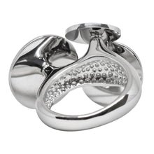 Cargar imagen en el visor de la galería, Anillo de Tres Círculos Acero Inoxidable Mujer