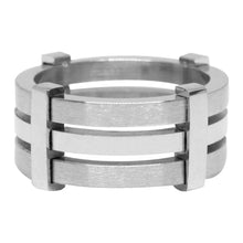 Cargar imagen en el visor de la galería, Anillo Triple Niquelado y Cromado Acero Inoxidable