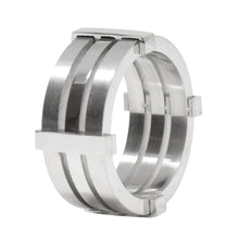Cargar imagen en el visor de la galería, Anillo Triple Niquelado y Cromado Acero Inoxidable