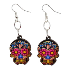 Cargar imagen en el visor de la galería, 6 Aretes MDF Diseños Varios Dama