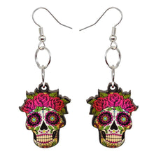 Cargar imagen en el visor de la galería, 6 Aretes MDF Diseños Varios Dama