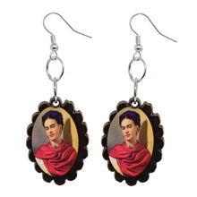 Cargar imagen en el visor de la galería, 6 Aretes MDF Diseños Varios Dama