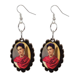 6 Aretes MDF Diseños Varios Dama
