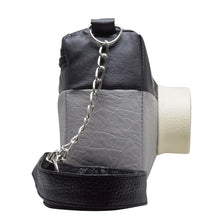 Cargar imagen en el visor de la galería, Bolsa Cartera Diseño de Cámara 3D Cuadrada Negro Gris