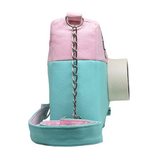Cargar imagen en el visor de la galería, Bolsa Cartera Diseño Cámara 3D Rectangular Rosa Azul Pastel